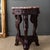 Wood Empire Style Pink Marble Swan Leg Side Table or Drinks Table For Sale - Image 7 of 11