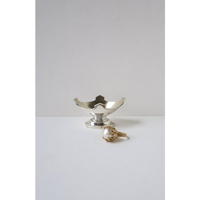 Sterling Silver Vessel or Jewelry Dish For Sale - Image 4 of 12