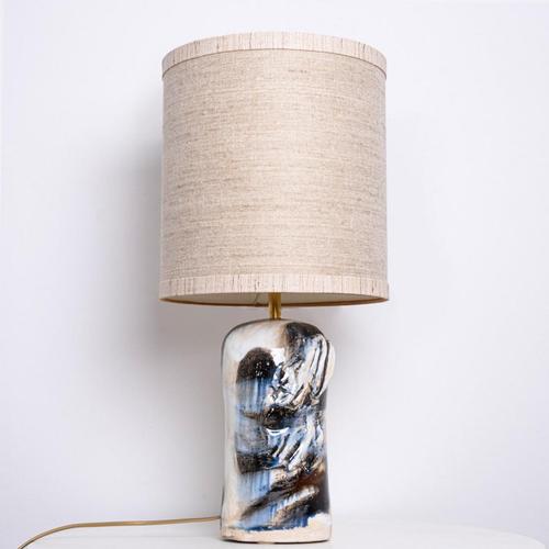 Ceramic Blue Ceramic Plate from Jeppe Hagedorn, Denmark, 1960s For Sale - Image 7 of 11