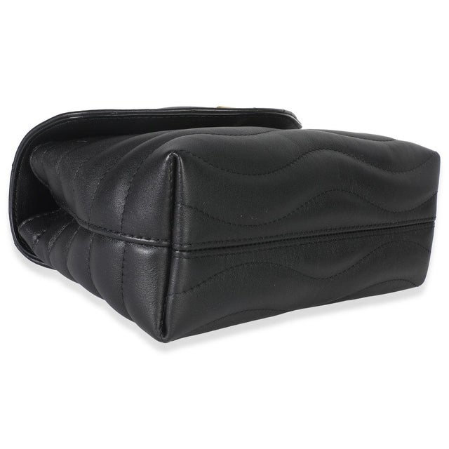 Black Calfskin New Wave Hold Me Top Handle Bag For Sale In New York - Image 6 of 9