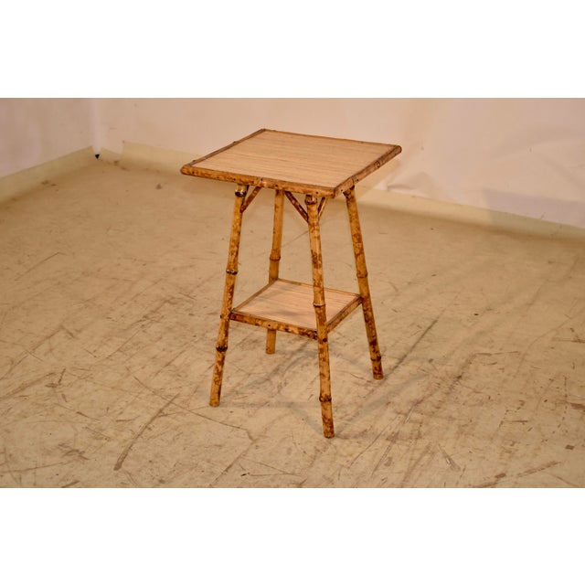 19th Century Tortoise Bamboo Side Table For Sale In Greensboro - Image 6 of 7