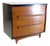 Mid-Century Modern Teak Dresser with Ebonized Frame, Italy, 1950s For Sale
