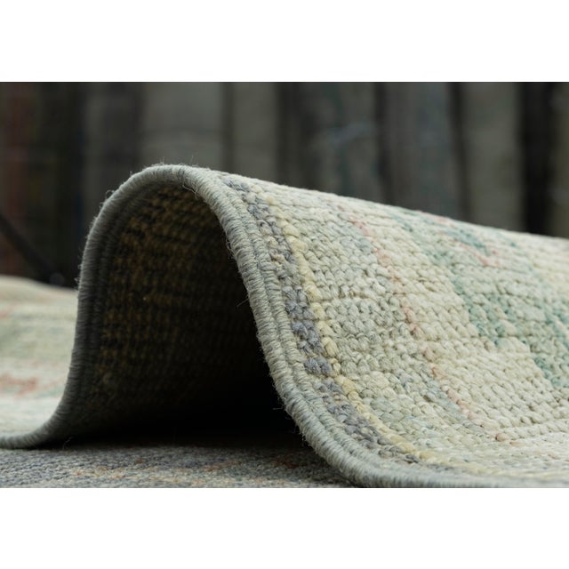 Textile Turkish Oushak Rug 3'10" x 6' #17721 For Sale - Image 7 of 8
