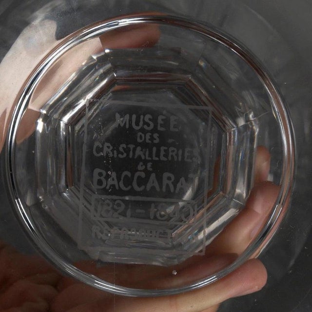 Antique Crystal Vase by Baccarat, 1900s For Sale - Image 9 of 10
