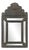 Dutch Repoussé Brass Mirror with Side Panels For Sale