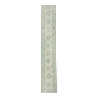 Turkish Oushak Runner Rug 2'10" x 16'6" #17301 For Sale