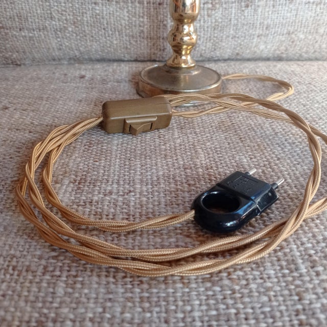 1970s Hollywood Regency Brass Table Lamp by Willy Daro for Massive, 1970s For Sale - Image 5 of 9