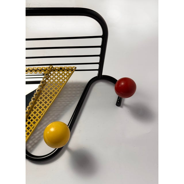 Coat Rack in the style of Mathieu Matégot, 1950s For Sale - Image 4 of 6