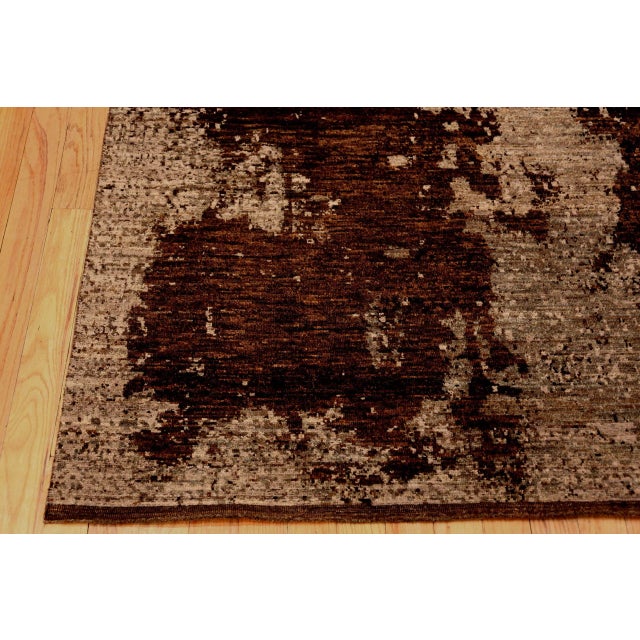 Early 21st Century Nazmiyal Collection Brown Modern Transitional Rug For Sale - Image 5 of 7