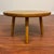 Vintage Solid Oak Round Coffee Table For Sale - Image 4 of 8