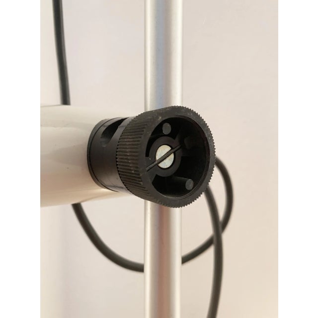 Metal Mid-Century German GDR Space Age Pole Floor Lamp from Narva For Sale - Image 7 of 18