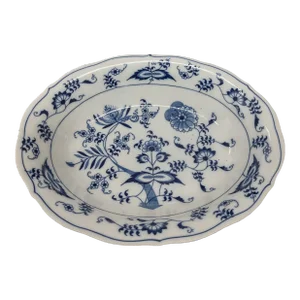 Vintage Blue Danube Blue Onion Oval Serving Bowl