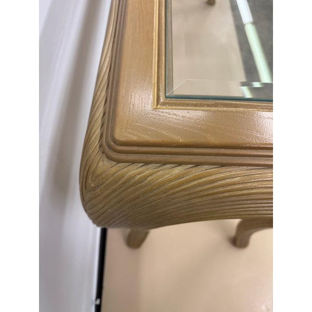 1970s Mid Century Modern Matching Console and Side Table in the Gabriella Crespi Style For Sale - Image 6 of 12