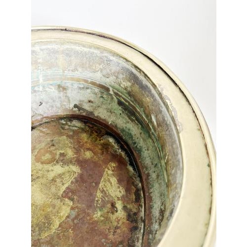 Champagne Cooler Plant Stand in Brass, France, 1950 For Sale - Image 10 of 13