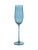 Contemporary Malden Optic Champagne Flutes - Blue Azure, Set of 4 For Sale - Image 3 of 4