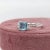 1ct Aquamarine Ring with Earth Mined Diamond in Solid 14K White Gold EM 6.5x5.5mm For Sale - Image 4 of 10
