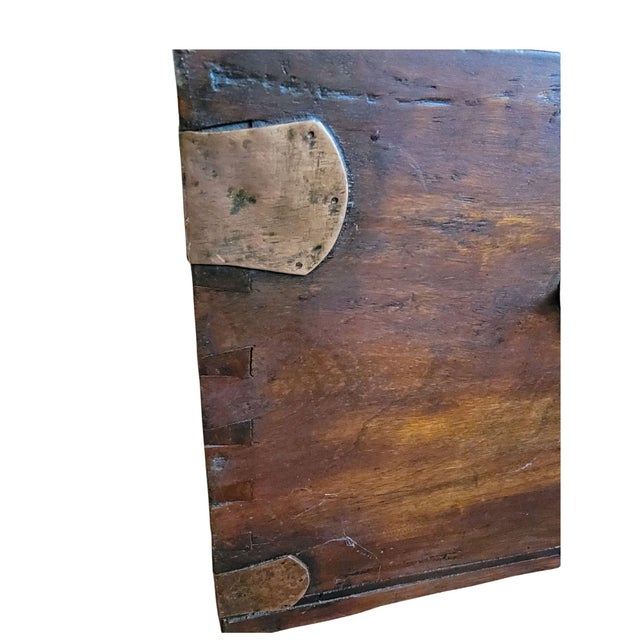Mid 19th Century Mid 19th Century Domed Top Trunk For Sale - Image 5 of 6