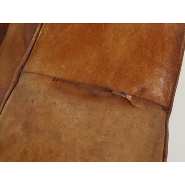 Brown French Art Deco Club Chairs For Sale - Image 8 of 9