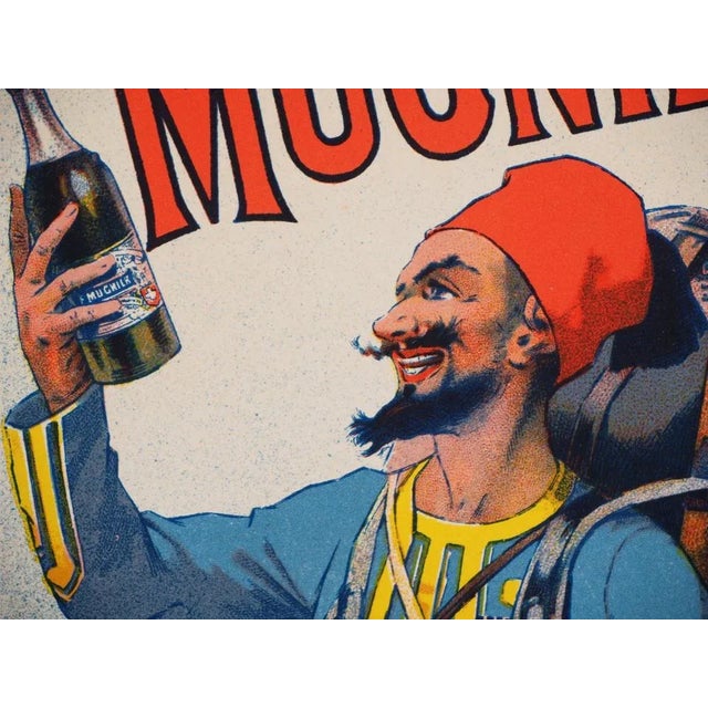 Lucien Lefevre, Absinthe Mugnier, Original Lithograph, 1897 For Sale - Image 4 of 9
