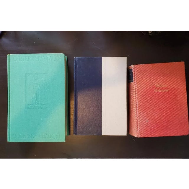 English Classic Authors Collection: Shakespeare, Dickens & Chaucer - Vintage Set of 3 For Sale - Image 3 of 10