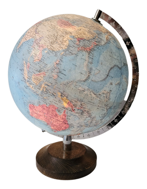 Cardboard Globo with Interior Light from Globes Taride, France, 1960s