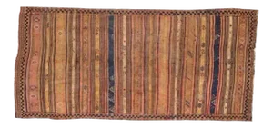 1920s Antique N. West Persian Kilim
