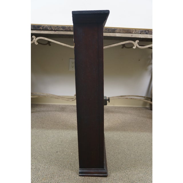 Antique Victorian Oak Apothecary Ship Medicine Cabinet Cupboard 30" For Sale - Image 14 of 17
