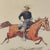 A classic slice of Americana—with that unmistakable Frederic Remington energy: wind in your face, a galloping horse, and a...