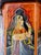 Vintage Indian Mughal Style Hand Painted Octagonal Dowry Box For Sale - Image 6 of 15