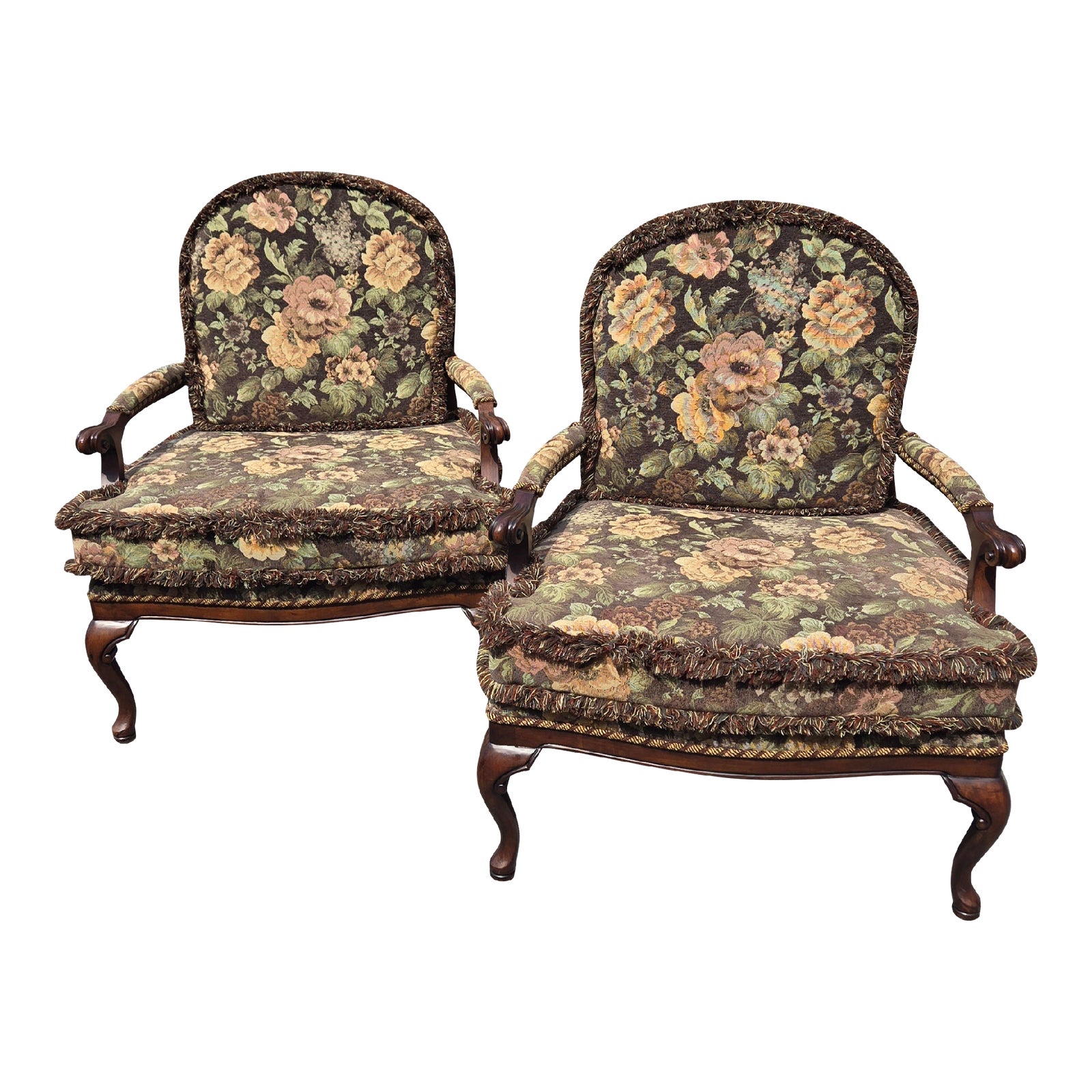 Farmhouse Extra Large Accent Chair LUE BONA Rowena Oversized Beige