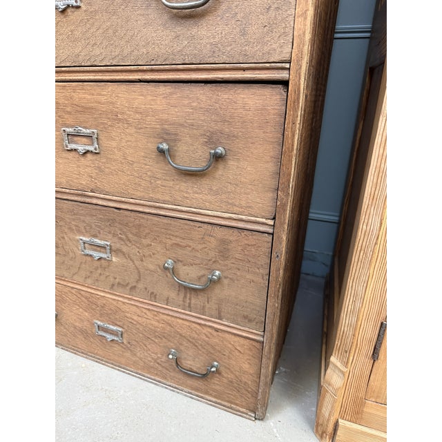 Large Vintage Cabinet with Drawers, 1940s For Sale - Image 10 of 18