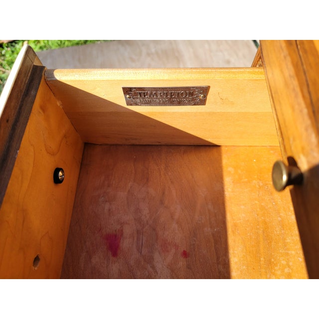 1940s Maple 4-Drawer Nightstand by Templeton Furniture For Sale - Image 10 of 10