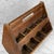 Brown Antique Primitive Wood Machinist Tool Box Hardware Organizer Caddy For Sale - Image 8 of 12