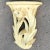 Vintage Early Chalkware Wall Hanging Shelf With Iris/Lily Motif For Sale - Image 12 of 12