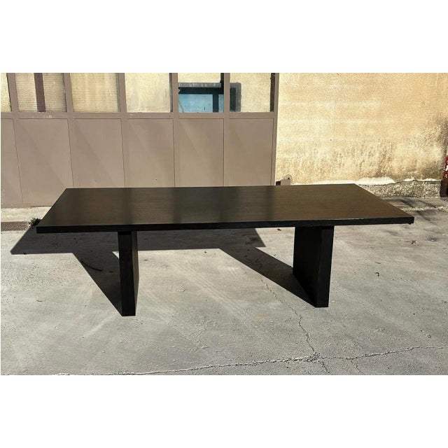 Antonio Citterio 2000 A nearly 10-foot architectural statement in deep wenge, Attributed to the renowned Milanese...