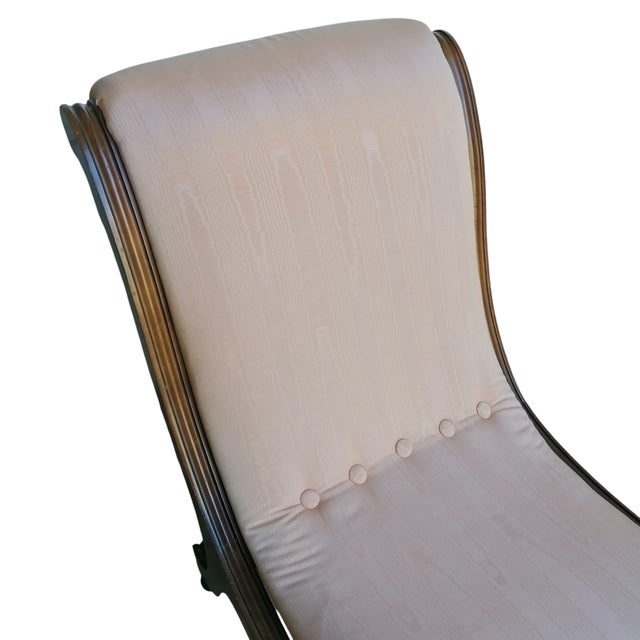 Louis Philippe Victorian Style Chaise Longue Armchairs, 19th Century, Set of 2 For Sale - Image 9 of 11