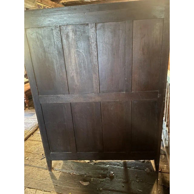 Late 19th Century French Three Door Cabinet in Mahogany For Sale - Image 9 of 9
