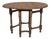 Antique British Oak Barley-Twist Drop-Leaf Gateleg Table, 1920s For Sale