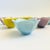Colorful Pastel Lotus Bowls by Lillian Vernon - Set of 6 For Sale - Image 10 of 12