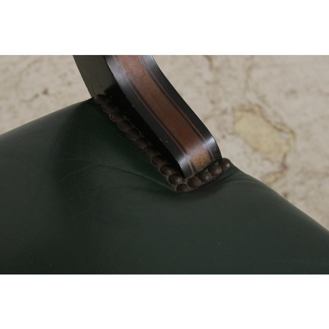 Set of 4 Vintage Regency Cane Back Dining Chairs For Sale - Image 13 of 18