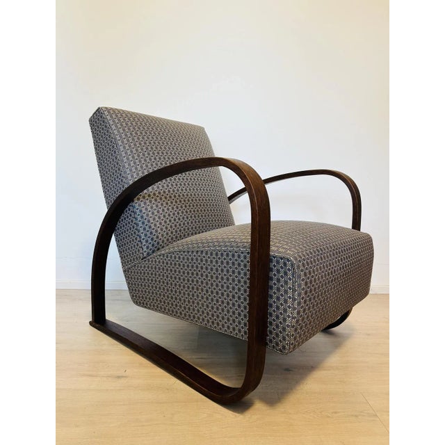 Vintage H-70 Chair by Jindrich Halabala, 1970s For Sale - Image 12 of 12