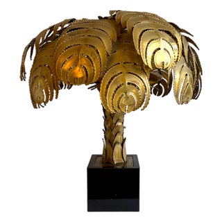 Palm Tree Lamp by Christian Techoueyres for Maison Jansen, 1970s For Sale