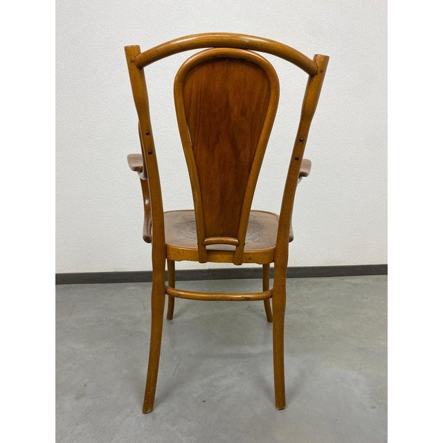 Office Chair attributed to Jacob & Josef Kohn, 1890s For Sale - Image 9 of 11