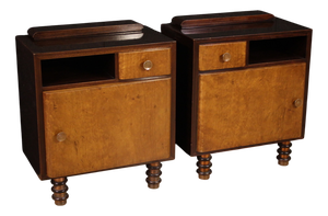 Italian Bedside Tables, 1960s, Set of 2