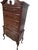 Late 20th Century Late 20th Century Broyhill Queen Anne Cherry Highboy Chest on Chest Dresser With Bonnet Top For Sale - Image 5 of 7
