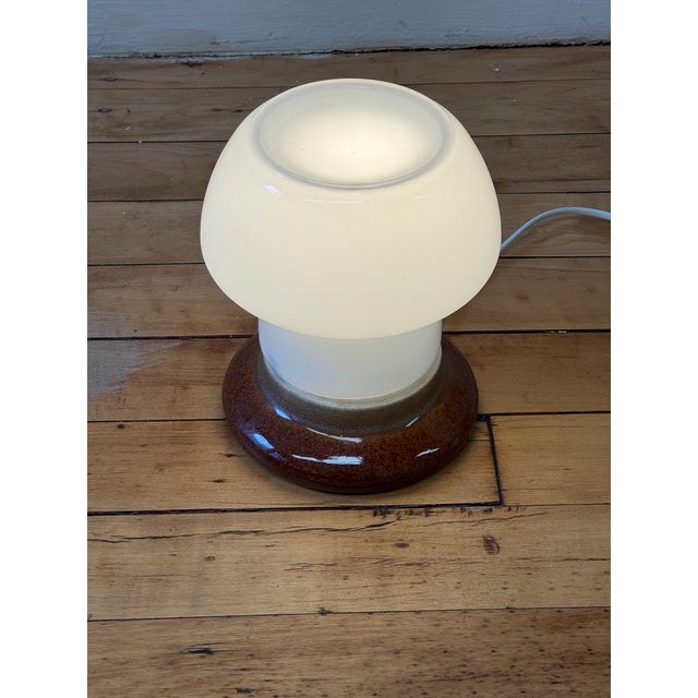 1960s Ivan Jakes Glass & Ceramic Table Lamps - a Pair For Sale In New York - Image 6 of 6