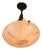 Round Art Deco Glass Pedant Lamp, 1930s, Germany For Sale
