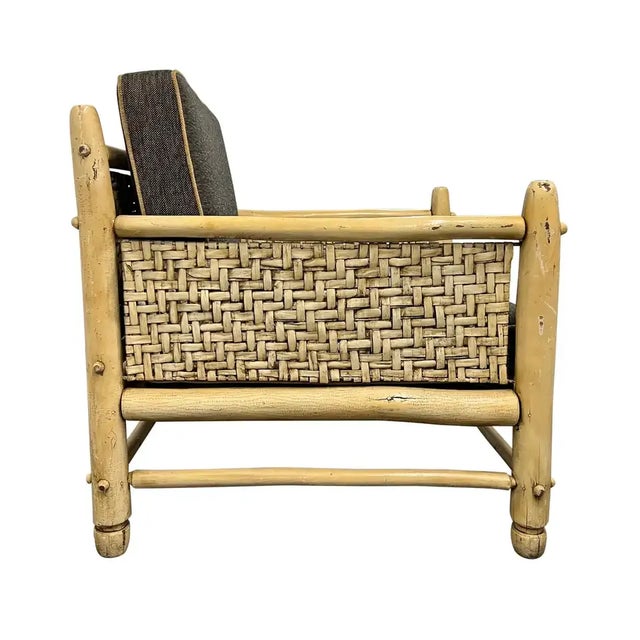 Early 20th Century Early 20th Century Rustic Armchair For Sale - Image 5 of 11