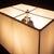 Tommaso Barbi Parchment and Metal Geometric Table Lamp by Aldo Tura Production For Sale - Image 10 of 17