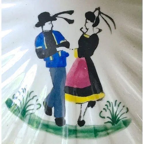 Henriot Quimper Antique Henriot Quimper Shell Dish For Sale - Image 4 of 6